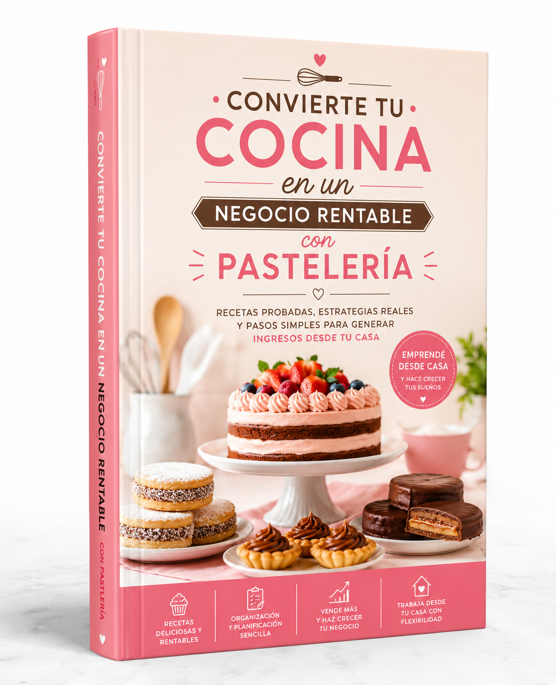 Convierte tu cocina en un negocio rentable con pastelería